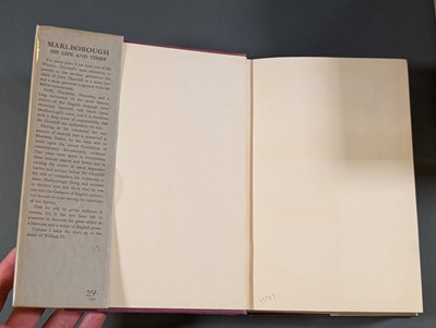 Lot 47 - Churchill (Winston S.). Marlborough. His Life and Times, 4 volumes, 1st edition
