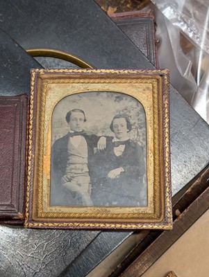 Lot 54 - Brown (Charles Gage, 1826-1908). A small quantity of family photographs and related ephemera