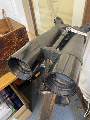 Lot 19 - Turret Binoculars. A rare pair of Carl Zeiss 'Starmorbi' turret binoculars, No 1441