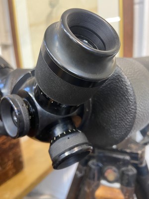Lot 19 - Turret Binoculars. A rare pair of Carl Zeiss 'Starmorbi' turret binoculars, No 1441
