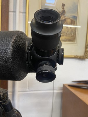 Lot 19 - Turret Binoculars. A rare pair of Carl Zeiss 'Starmorbi' turret binoculars, No 1441