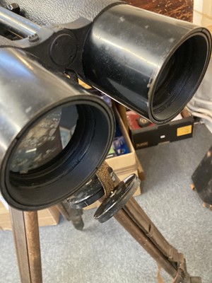 Lot 19 - Turret Binoculars. A rare pair of Carl Zeiss 'Starmorbi' turret binoculars, No 1441