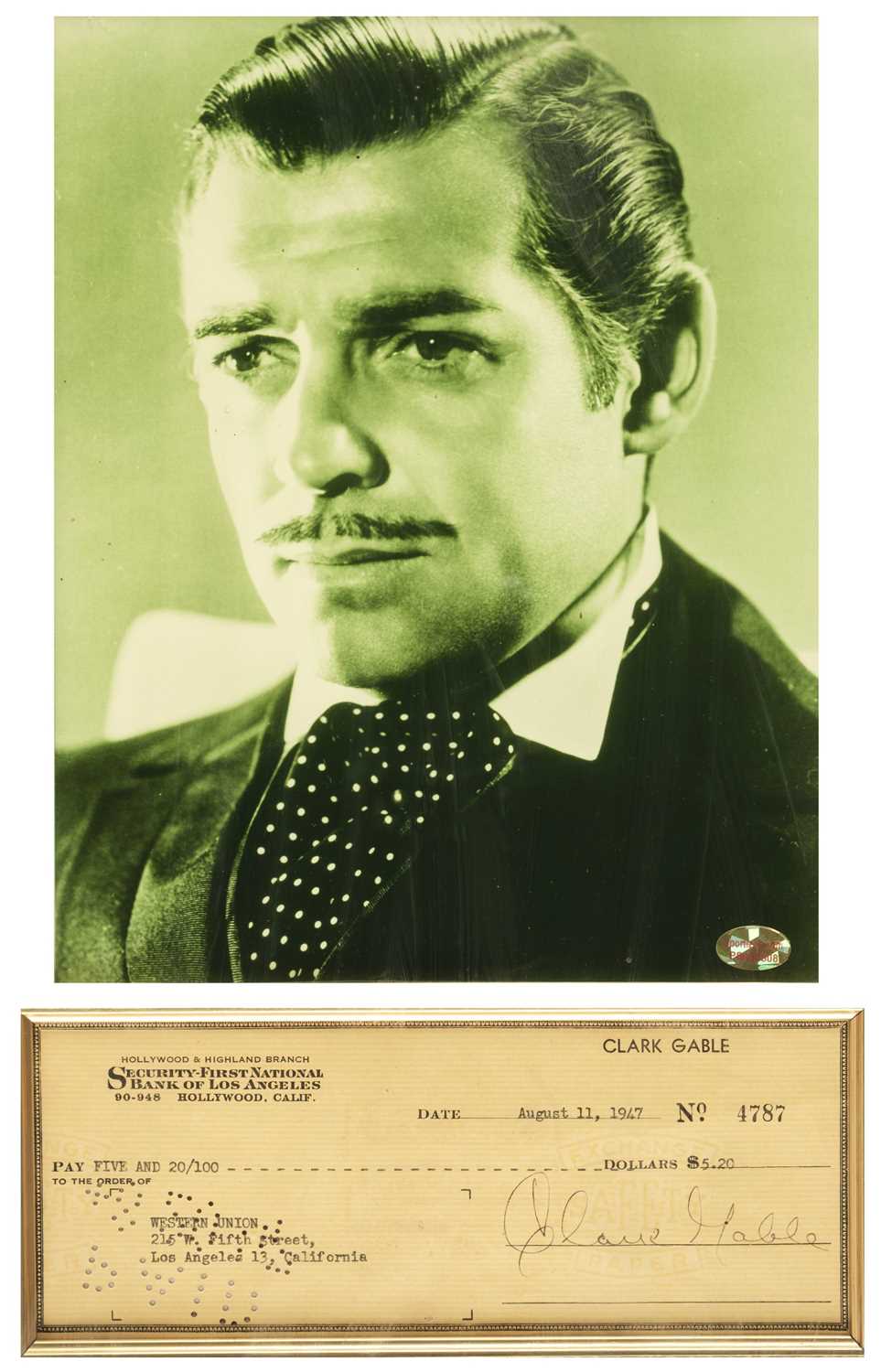 Lot 423 - Film Autographs. A group of 8 ink autographs