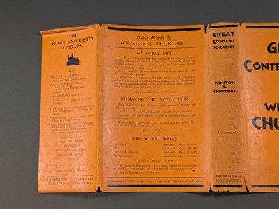 Lot 41 - Churchill (Winston S.). Great Contemporaries, 1st edition, 1937