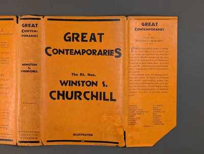 Lot 41 - Churchill (Winston S.). Great Contemporaries, 1st edition, 1937