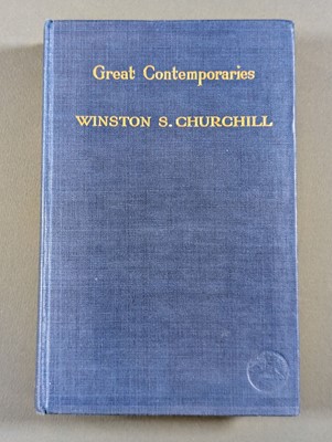 Lot 41 - Churchill (Winston S.). Great Contemporaries, 1st edition, 1937