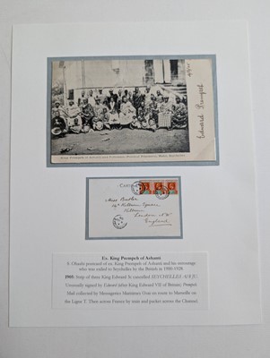Lot 471 - Seychelles. 'King Prempeh of Ashanti and Followers (Political Prisoners), Mahé, Seychelles'