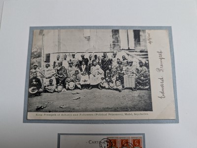 Lot 471 - Seychelles. 'King Prempeh of Ashanti and Followers (Political Prisoners), Mahé, Seychelles'