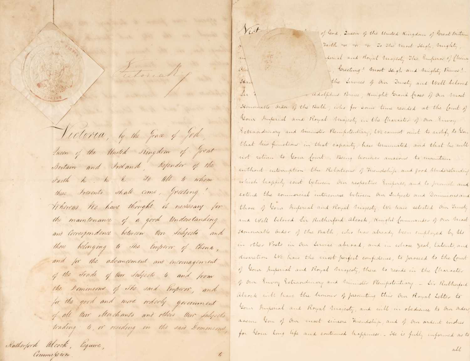Lot 478 - Victoria (1819-1901), Queen of the United