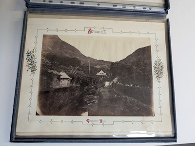 Lot 42 - Seychelles. A very fine collection of 25 photographs taken by Colonel Lambert Playfair..., and others