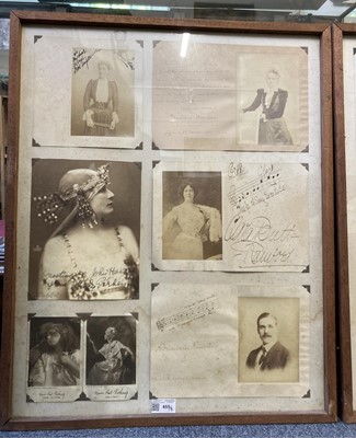 Lot 455 - Opera Singers. A collection of 75 mostly signed photographs..., circa 1880-1920