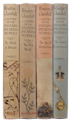 Lot 39 - Churchill (Winston S.). A History of the English-Speaking Peoples, 4 volumes, one signed