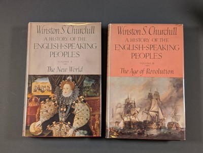 Lot 39 - Churchill (Winston S.). A History of the English-Speaking Peoples, 4 volumes, one signed