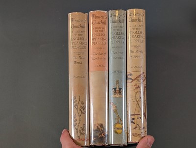 Lot 39 - Churchill (Winston S.). A History of the English-Speaking Peoples, 4 volumes, one signed