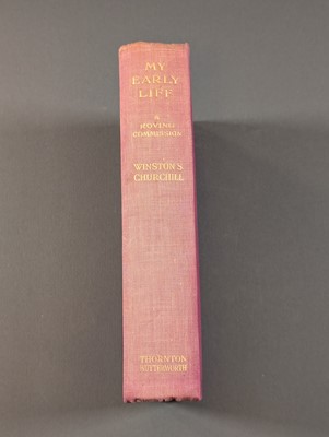 Lot 49 - Churchill (Winston S.). My Early Life, 1st edition, 2nd state, 1930