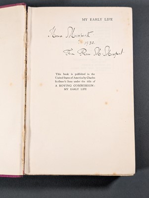 Lot 49 - Churchill (Winston S.). My Early Life, 1st edition, 2nd state, 1930