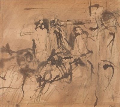Lot 367 - Medley (Robert, 1905-1994). Figures, and Barbara Jones (1912-1978). Figure and Bird, watercolour