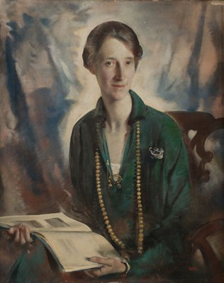 Lot 320 - Sims (Charles, 1873-1928). Portrait of a Woman, circa 1920