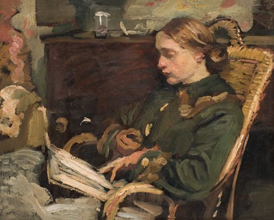 Lot 309 - Harvey (John Rathbone, 1866-1933). Portrait of the Artist's Wife