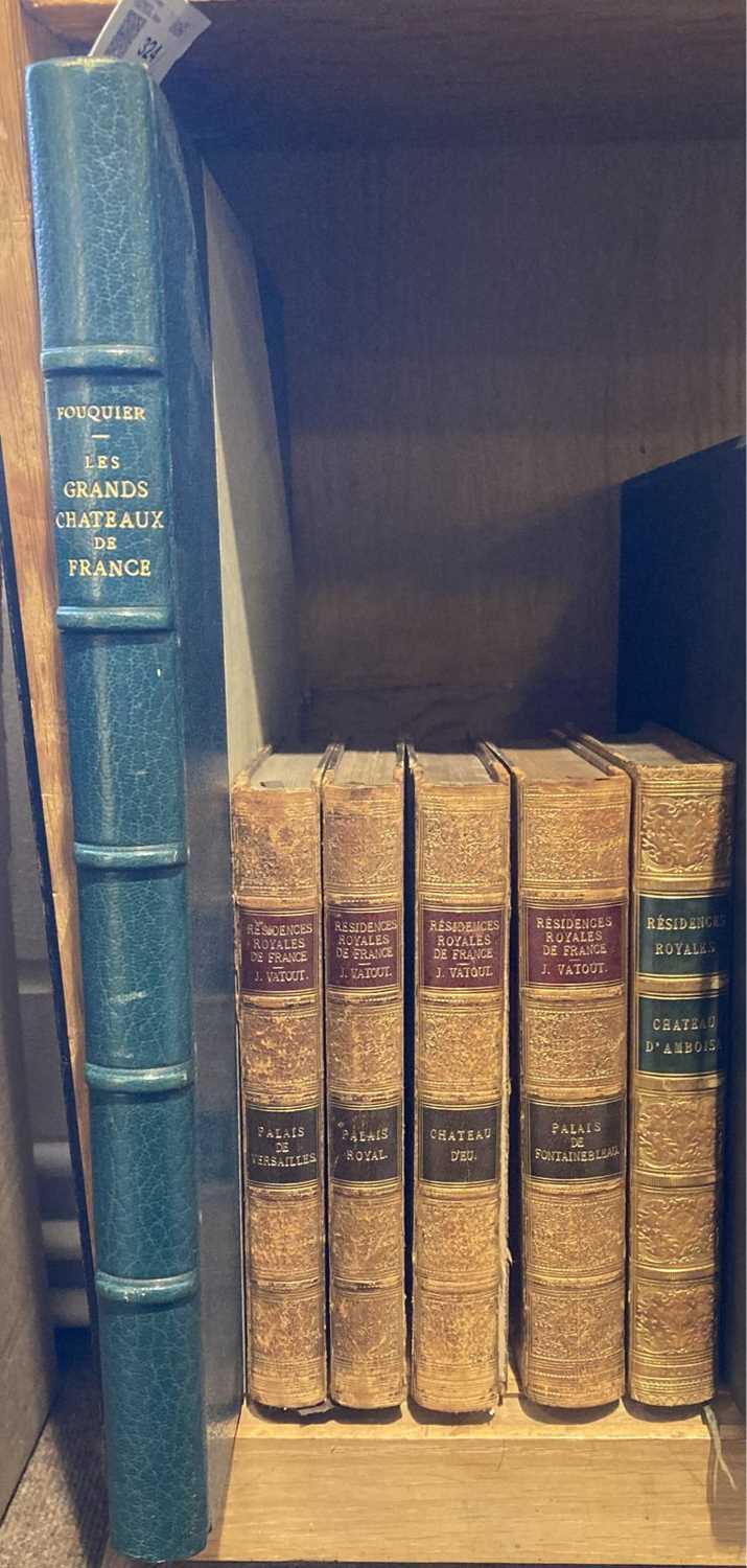 Lot 324 - Vatout (Jean). Souvenirs Historiques des Residences Royales de France, volumes 1-4 & 6 only, 1837-45