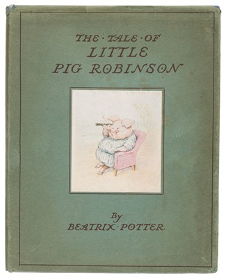 Lot 79 - Potter (Beatrix). The Tale of Little Pig Robinson, 1st edition, 1930, inscribed by Beatrix Potter