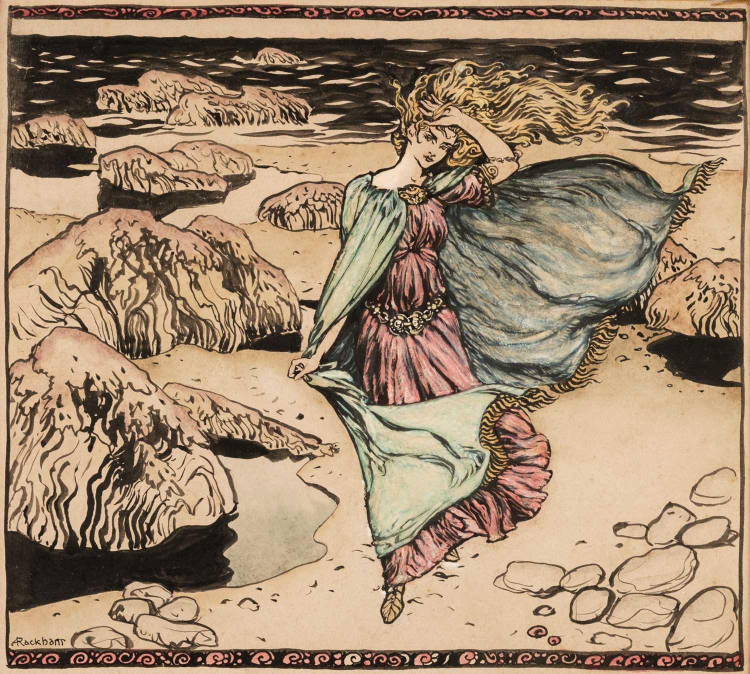 Lot 562 - Rackham (Arthur, 1867-1939). Princess by the