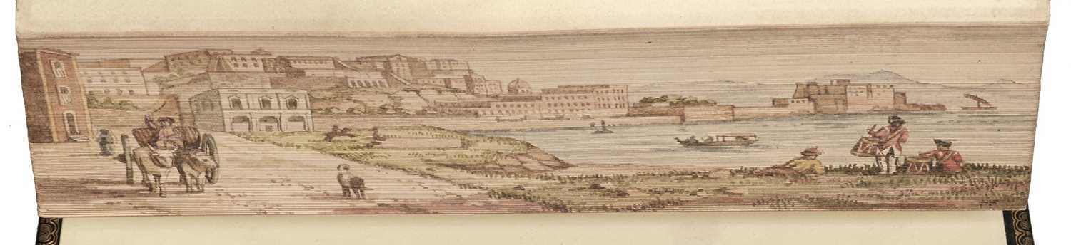 Lot 12 - Fore-edge painting. Italy, A Poem by Samuel Rogers, London: T. Cadell, Strand; and E. Moxon, 64, New Bond Street., 1830