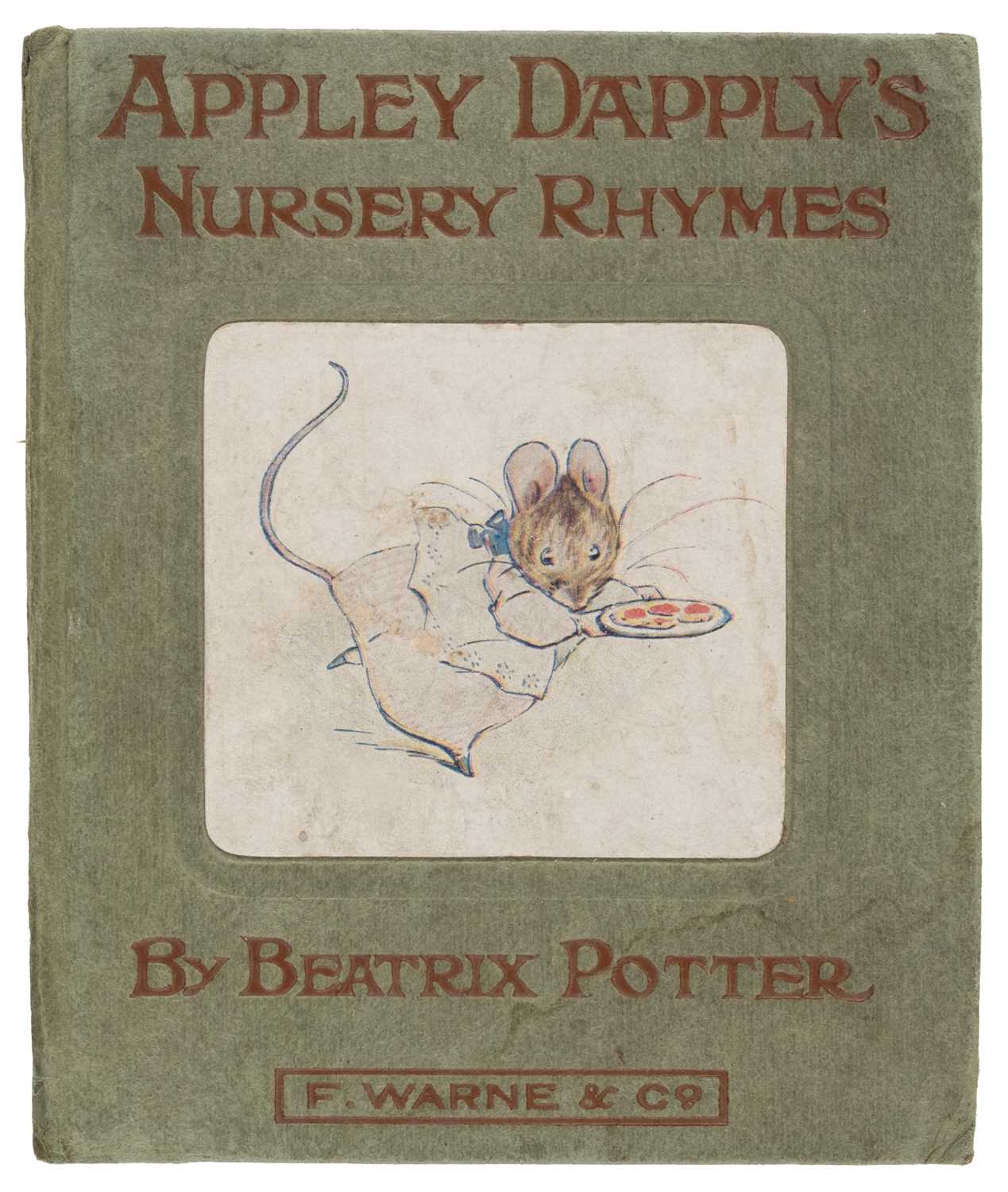 Lot 65 - Potter (Beatrix). Appley Dapply's Nursery Rhymes, 1917, inscribed by Beatrix Potter