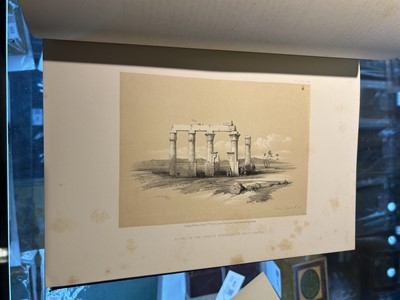 Lot 31 - Roberts (David). The Holy Land, 6 volumes in 3, 1st quarto ed, 1855-56