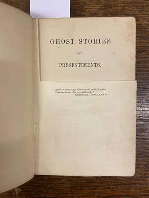 Lot 728 - Doyle (Arthur Conan). Ghost Stories and Presentiments, 1st edition, 1888