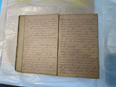 Lot 5 - Australian Manuscript Diary. Mr John Matthews Journal... to the Australian Colonies 1849