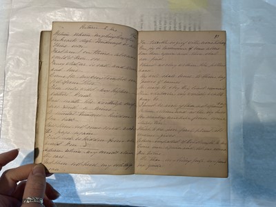 Lot 5 - Australian Manuscript Diary. Mr John Matthews Journal... to the Australian Colonies 1849