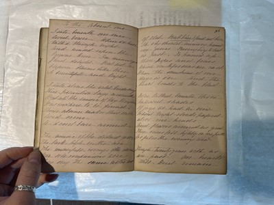 Lot 5 - Australian Manuscript Diary. Mr John Matthews Journal... to the Australian Colonies 1849