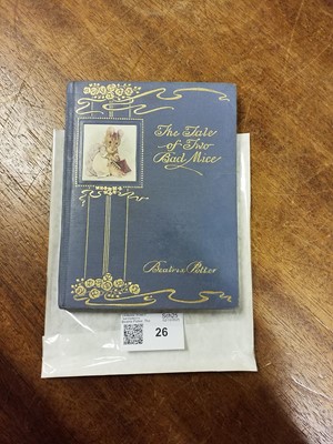 Lot 26 - Potter (Beatrix). The Tale of Two Bad Mice, 1st deluxe edition, 1904