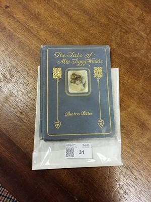 Lot 31 - Potter (Beatrix). The Tale of Mrs. Tiggy-Winkle, 1st deluxe edition, 1905