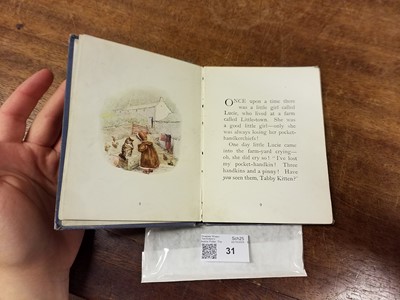 Lot 31 - Potter (Beatrix). The Tale of Mrs. Tiggy-Winkle, 1st deluxe edition, 1905