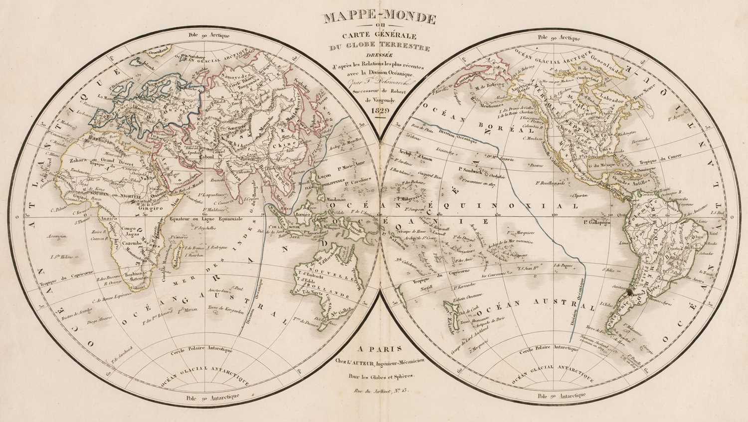 Lot 13 - French Atlases. A collection of Thirteen Atlases, 19th century