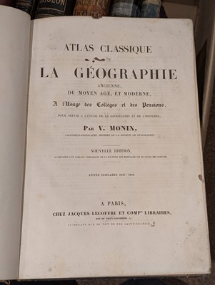 Lot 13 - French Atlases. A collection of Thirteen Atlases, 19th century