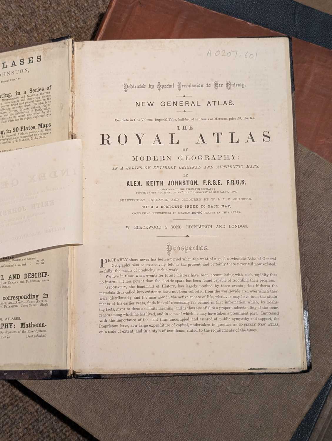 Lot 2 - Atlases. A Collection of 12 Atlases, mostly 19th century