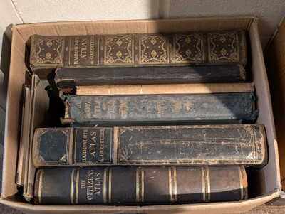 Lot 2 - Atlases. A Collection of 12 Atlases, mostly 19th century