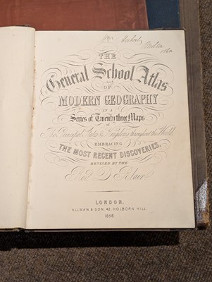 Lot 2 - Atlases. A Collection of 12 Atlases, mostly 19th century