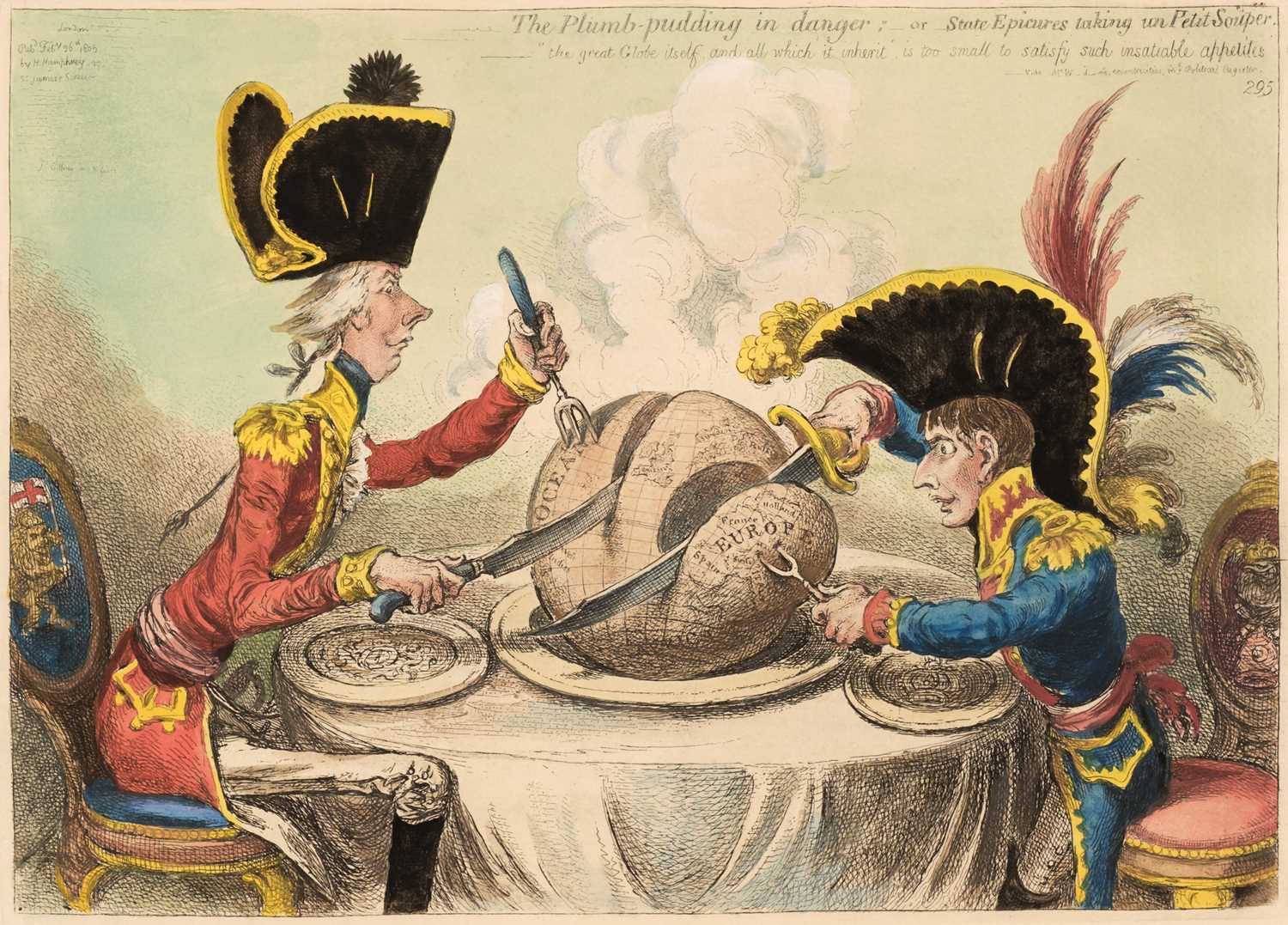 Lot 177 - Gillray (James). The Plumb-pudding in Danger..., H. G. Bohn [1851]