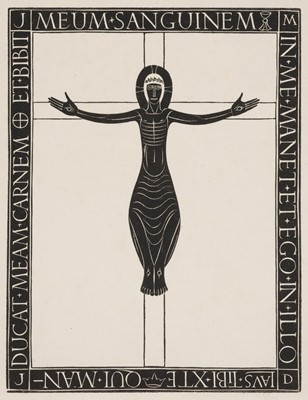 Lot 211 - Gill (Eric, 1882-1940). Crucifix, 1919