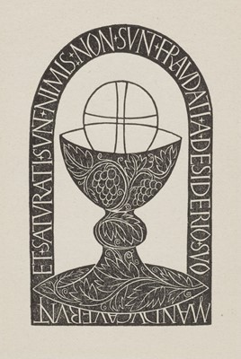 Lot 227 - Gill (Eric, 1882-1940). Chalice and Host, 1927, plus eight other wood engravings