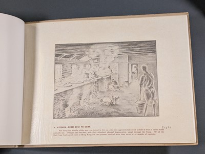 Lot 35 - Skvorzov (Lieutenant A.V.). Chinese ink and brush sketches of Prisoner of War camp..., 1945