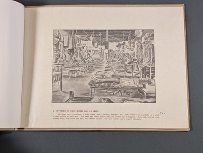 Lot 35 - Skvorzov (Lieutenant A.V.). Chinese ink and brush sketches of Prisoner of War camp..., 1945