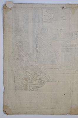 Lot 7 - Georg Matheus (active 1554-1572). Martha and Magdalen Ascending the Steps, 1480-1534