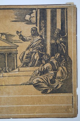 Lot 7 - Georg Matheus (active 1554-1572). Martha and Magdalen Ascending the Steps, 1480-1534