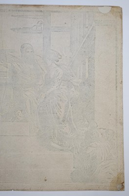 Lot 7 - Georg Matheus (active 1554-1572). Martha and Magdalen Ascending the Steps, 1480-1534