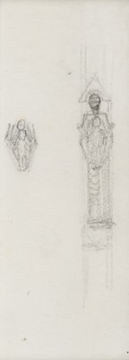 Lot 317 - Gill (Eric, 1882-1940). Design for an ecclesiastical statue